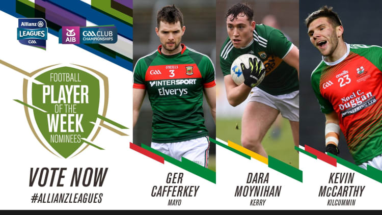 GAA.ie Footballer of the Week nominations.