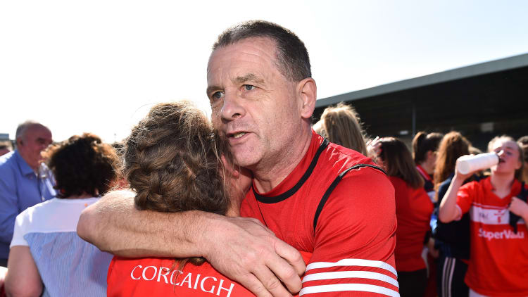 Cork manager Ephie Fitzgerald following Sunday's dramatic win over Dublin at Nowlan Park.