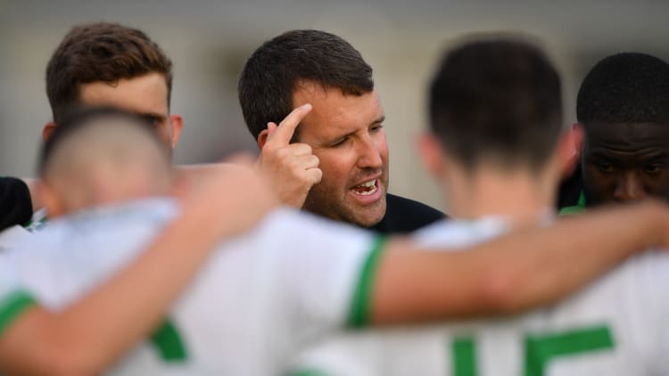 London senior football manager Michael Maher.