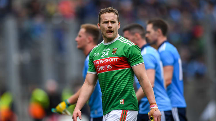 Andy Moran following Mayo's All Ireland SFC Semi-Final loss against Dublin at Croke Park.
