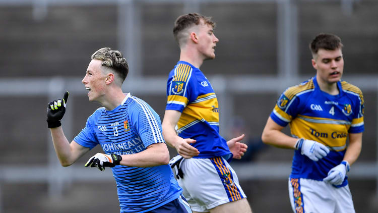 Devon Hill netted a first half goal for St Joseph's, Rochfortbridge in the Leinster Colleges Senior A Football Final.