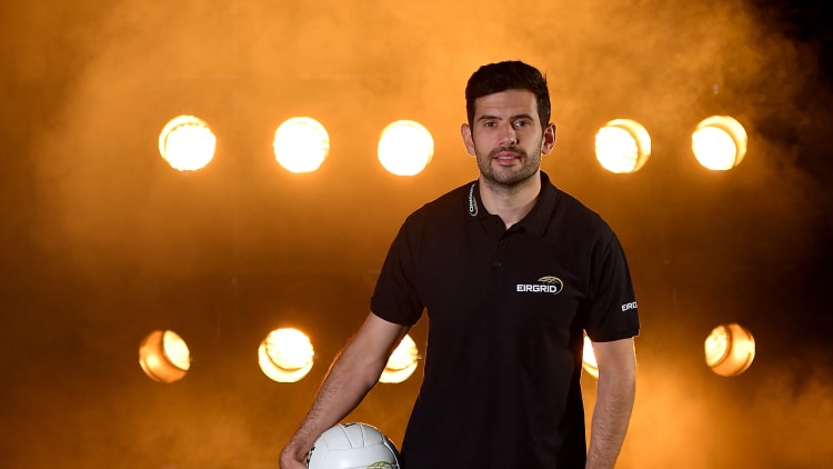 Former Dublin footballer Cian O’Sullivan in attendance at the EirGrid Timing Sponsorship Launch. EirGrid, Ireland’s grid operator, is now in its seventh year as the Official Timing Partner of the GAA.