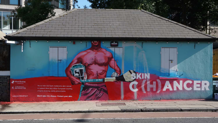 Research reveals that Irish men have the highest mortality rate from melanoma skin cancer in Europe.