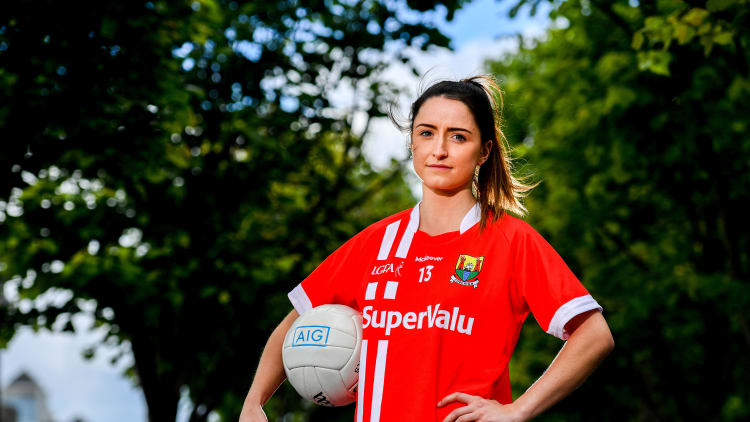 Eimear Scally pictured at the launch of AIG becoming the official insurance partner of the Ladies Gaelic Football Association.