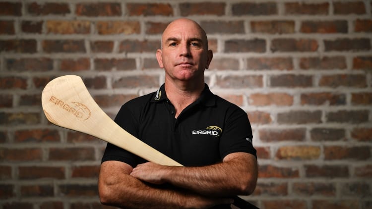 Hurling legend and current Kilkenny senior hurling selector, DJ Carey, pictured at the EirGrid Official Timing Sponsorship launch. EirGrid, the state-owned company that develops and manages the flow of electricity across Ireland, has been a proud partner of the GAA since 2015.