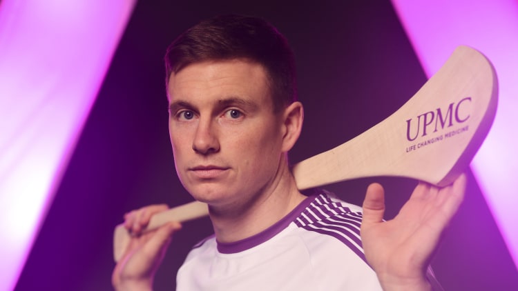 Waterford hurler Austin Gleeson at the announcement of UPMC as Official Healthcare Partner to the GAA/GPA at Croke Park in Dublin. UPMC, which offers trusted, high-quality health services at UPMC Whitfield Hospital in Waterford and other facilities in Ireland, will work with the GAA/GPA to promote the health of Gaelic Players and the communities in which they play.