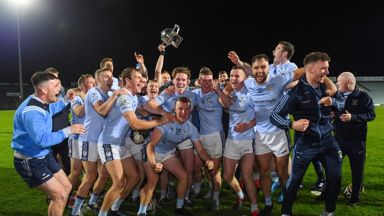 Na Piarsaigh players celebrate after defeating Doon in the Limerick SHC Final.