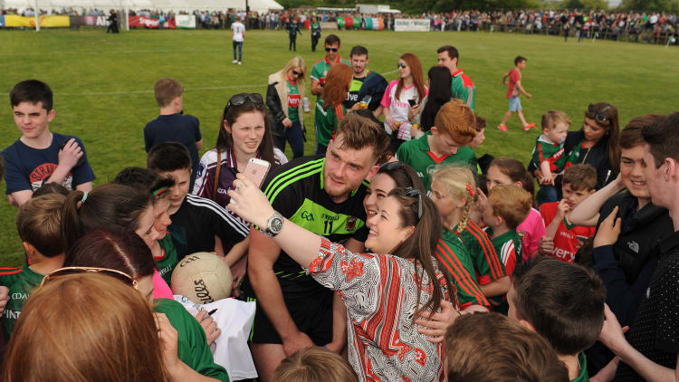 Aidan O Shea at the Irish TV Grounds in Ruilsip.