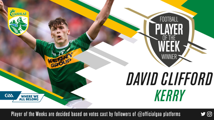 David Clifford is this week's GAA.ie Footballer of the Week.