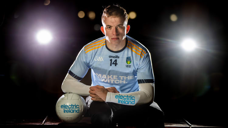 Kildare and UCD attacker, Brian McLoughlin, pictured at the launch the Electric Ireland Higher Education Championships.