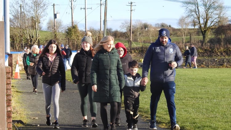 Latton O'Rahilly GAA club's walking track is a hugely popular community amenity.