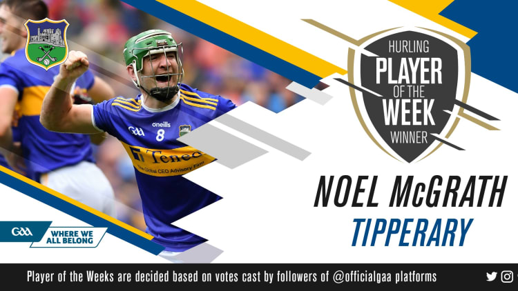 GAA.ie Hurler of the Week Noel McGrath.