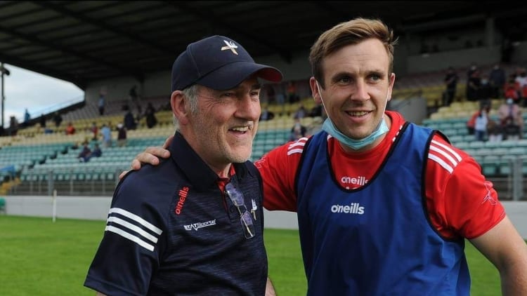Louth football manager, Mickey Harte.