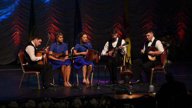 Grúpa 'Ceol Uirlise' chúige Uladh ag Craobh na hÉireann i 2019