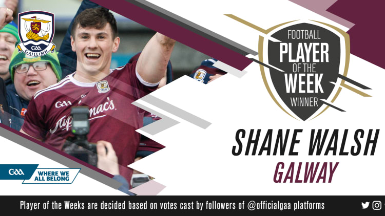 Shane Walsh is this week's GAA.ie Footballer of the Week.