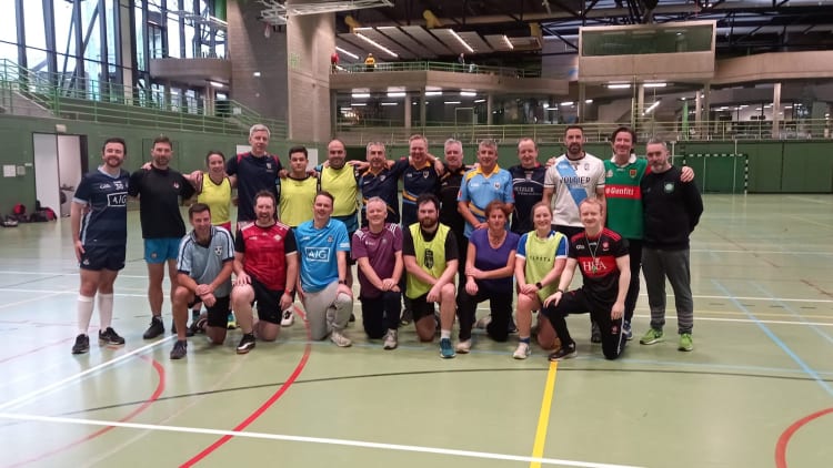Coaches pictured at the Youth Coach forum youth held by Gaelic Games Europe recently.
