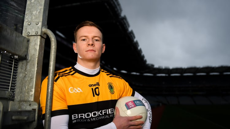 Peter Healy of Naomh Éanna is pictured ahead of the AIB GAA All-Ireland Intermediate Football Club Championship Final taking place at Croke Park on Saturday, February 9th.