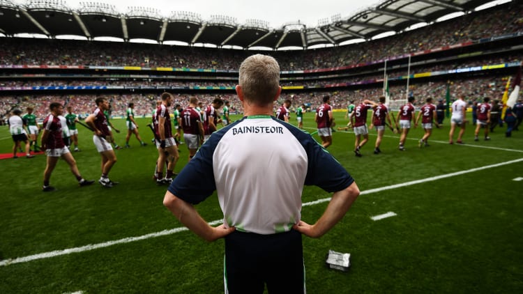Limerick manager John Kiely before the All Ireland SHC Final at Croke Park.