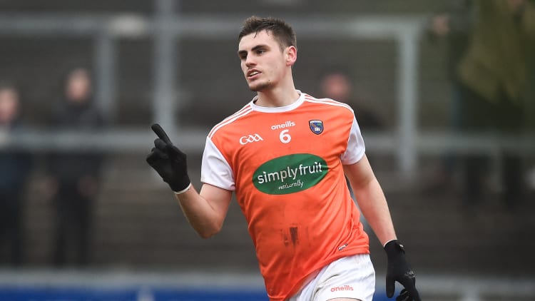 Greg McCabe impressed for Armagh against Clare at Pairc Esler on Sunday afternoon.