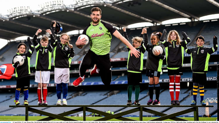 Aidan O Shea pictured at the launch of the Kellogs Cul Camps at Croke Park on Tuesday.