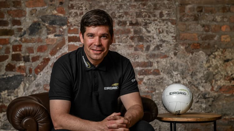 Éamonn Fitzmaurice, former Kerry Senior Football manager, pictured as EirGrid announced a five-year partnership extension for the GAA Official Timing Sponsorship. EirGrid, the state-owned company that manages and develops Ireland's electricity grid to deliver a cleaner energy future, is now in its sixth year as the Official Timing Partner of the GAA. P