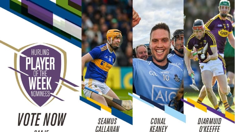 GAA.ie Hurler of the Week nominations.