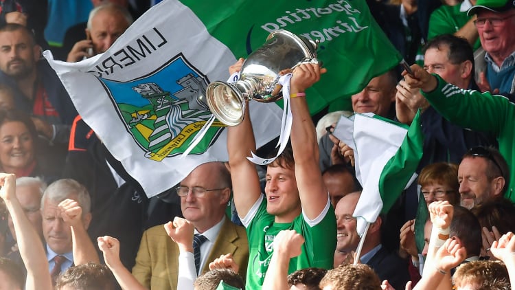 Tom Morrissey captained Limerick to Bord Gais Energy All Ireland Under 21 glory.