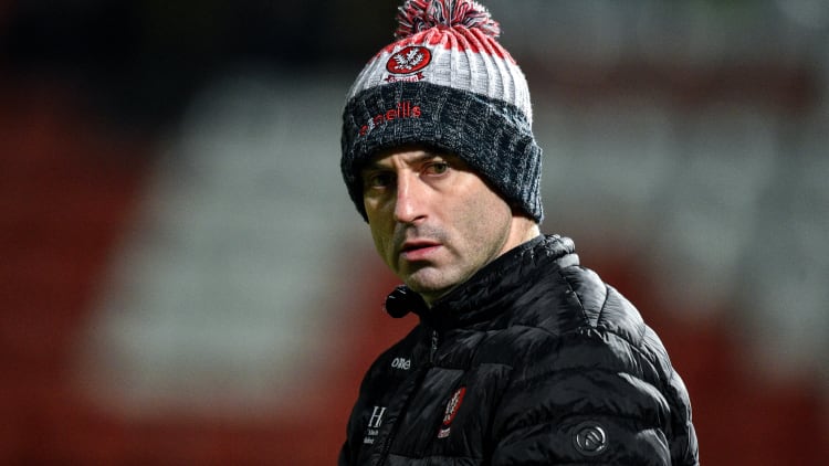 Derry senior football manager Rory Gallagher.