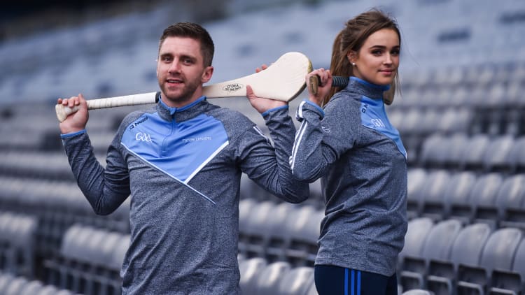 Aidan Harte and Ava Lynskey pictured at the launch of the Future Leaders Transition Programme Launch at Croke Park.