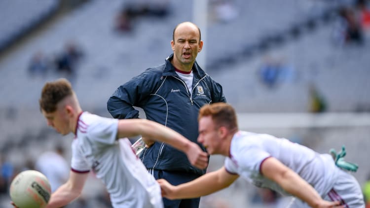 Donal Ó Fátharta before the 2019 All Ireland minor final at Croke Park.