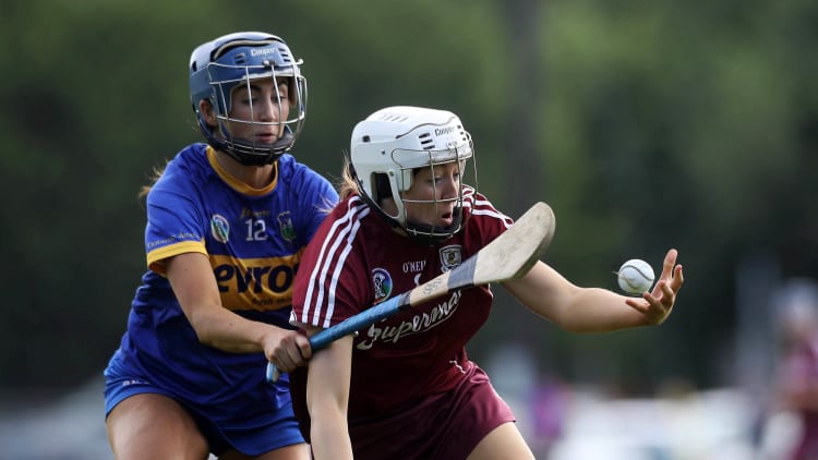 Galway's Lisa Casserly in action during the All Ireland Intermediate Semi-Final against Tipperary.