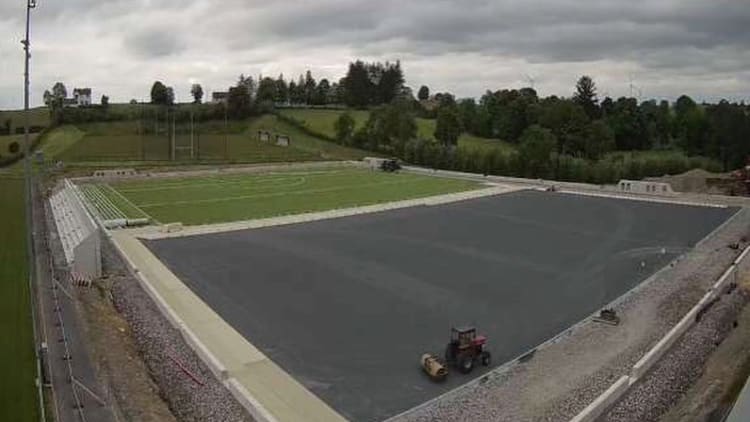Significant work continues to take place at the Connacht GAA Centre of Excellence with the Air Dome playing facility set to be open in September.