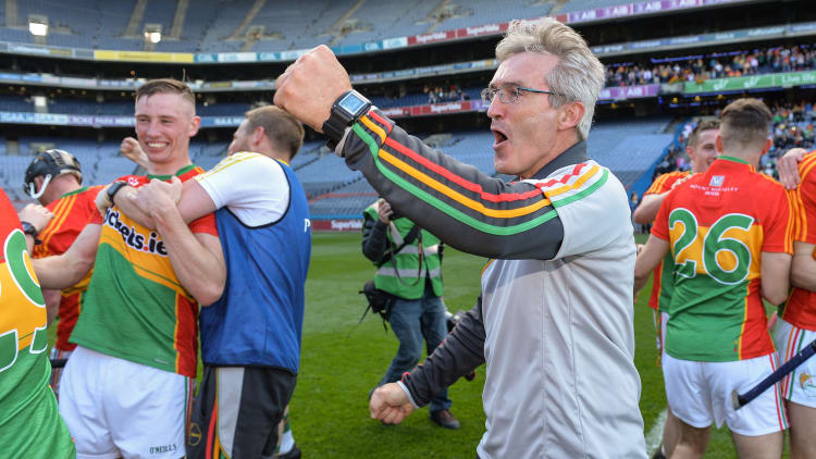 Colm Bonnar guided Carlow to the Christy Ring Cup title last year.