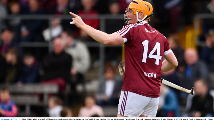 Westmeath forward Niall Mitchell.