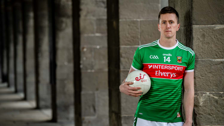 Mayo forward Cillian O'Connor pictured at the launch of eir's Allianz League coverage.