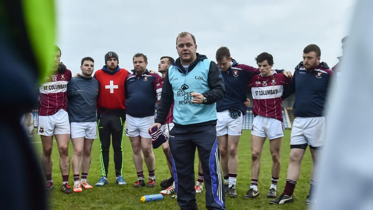 St Columba's, Mullinalagtha manager Mickey Graham.