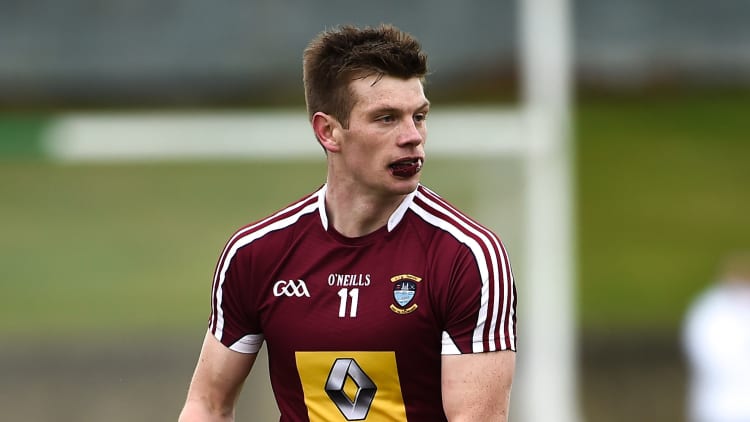 John Heslin was Westmeath's top scorer in their Allianz Football League Division 2 victory over Laois.