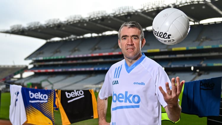 Kildare selector Johnny Doyle pictured at the launch of the 2022 Leinster GAA Beko Club Champion winners.