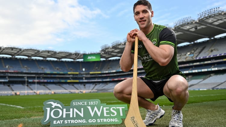 John West Féile Ambassador and Limerick hurler Seán Finn in attendance during the John West Féile 2022 Launch at Croke Park in Dublin.