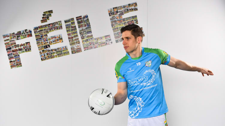 Mayo footballer Lee Keegan pictured as John West announced their sponsorship extension of the Féile games until 2022.