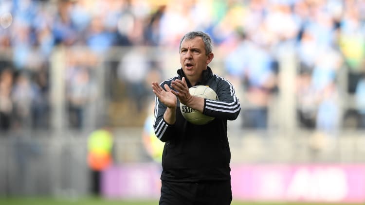 Kerry manager Peter Keane pictured before the 2019 All Ireland SFC Final replay at Croke Park.