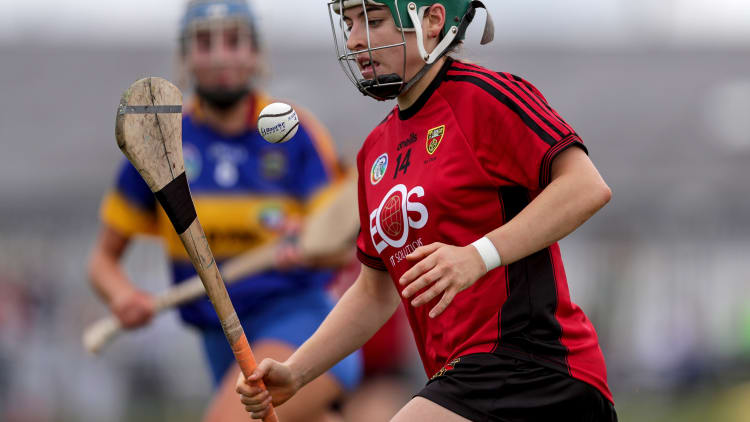 Niamh Mallon scored nine points for Down in their Liberty Insurance All-Ireland Intermediate Camogie semi-final win over Tipperary.