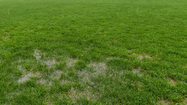 The adverse weather conditions have made a number of pitches unplayable this weekend.