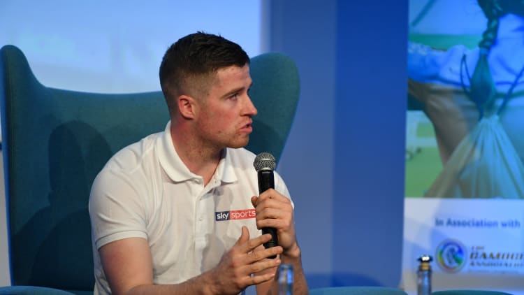 Cork hurler Conor Lehane pictured at the #GAAYouth Forum at Croke Park.