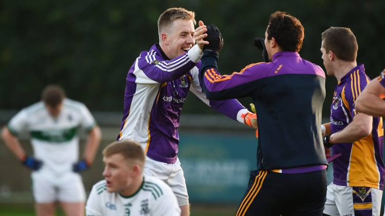 Kilmacud Crokes goalkeeper David Nestor celebrates following a dramatic AIB Leinster Club Semi-Final win over Portlaoise at Parnell Park.