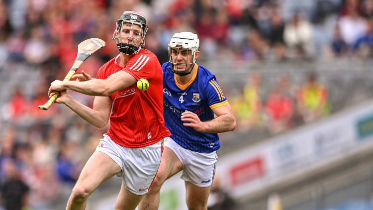 Paul Mathews was on target with two goals this afternoon in Croke Park, helping Louth to Lory Meaghar success.