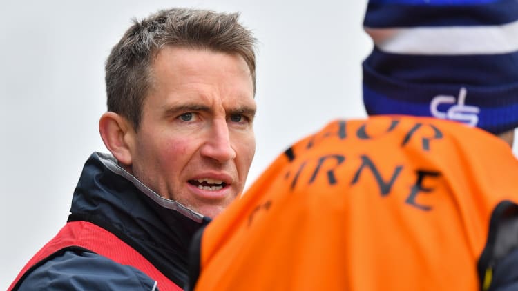 Eddie Brennan steered Laois to victory against Offaly.