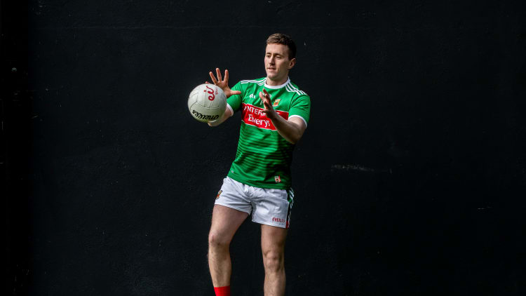 Mayo footballer Cillian O'Connor pictured at the launch of eir's Allianz League coverage.