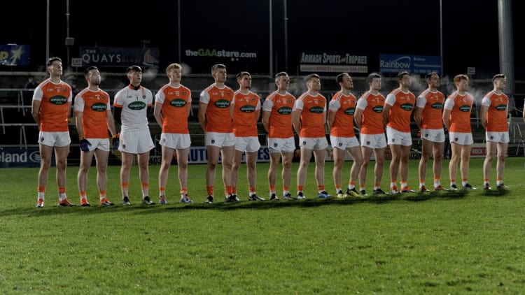 The Armagh side who defeated Cavan this evening.