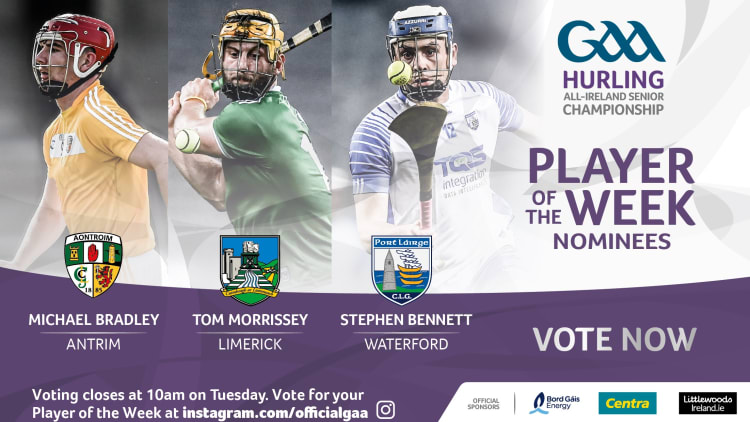 GAA.ie Hurler of the Week nominations.